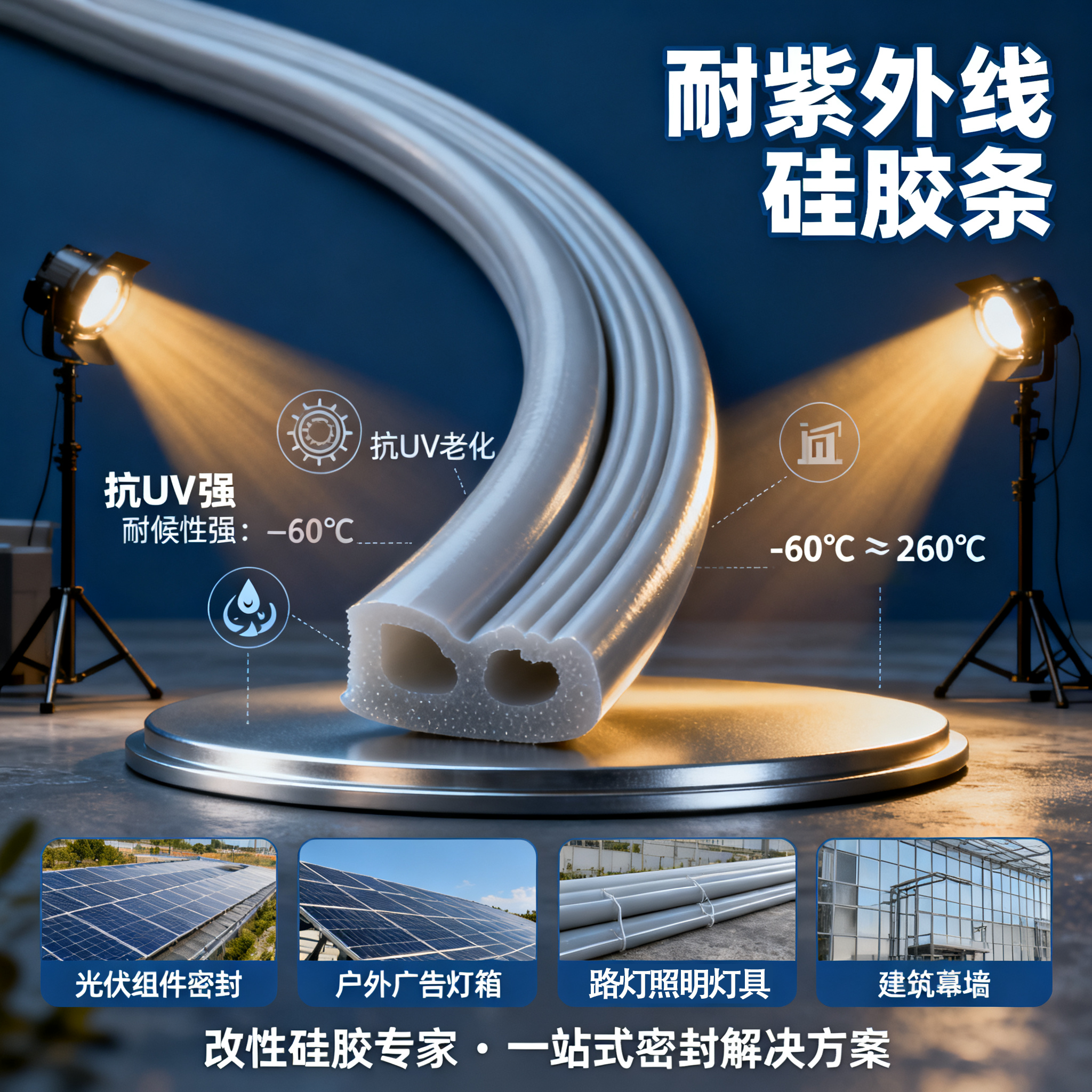 耐紫外線硅膠條