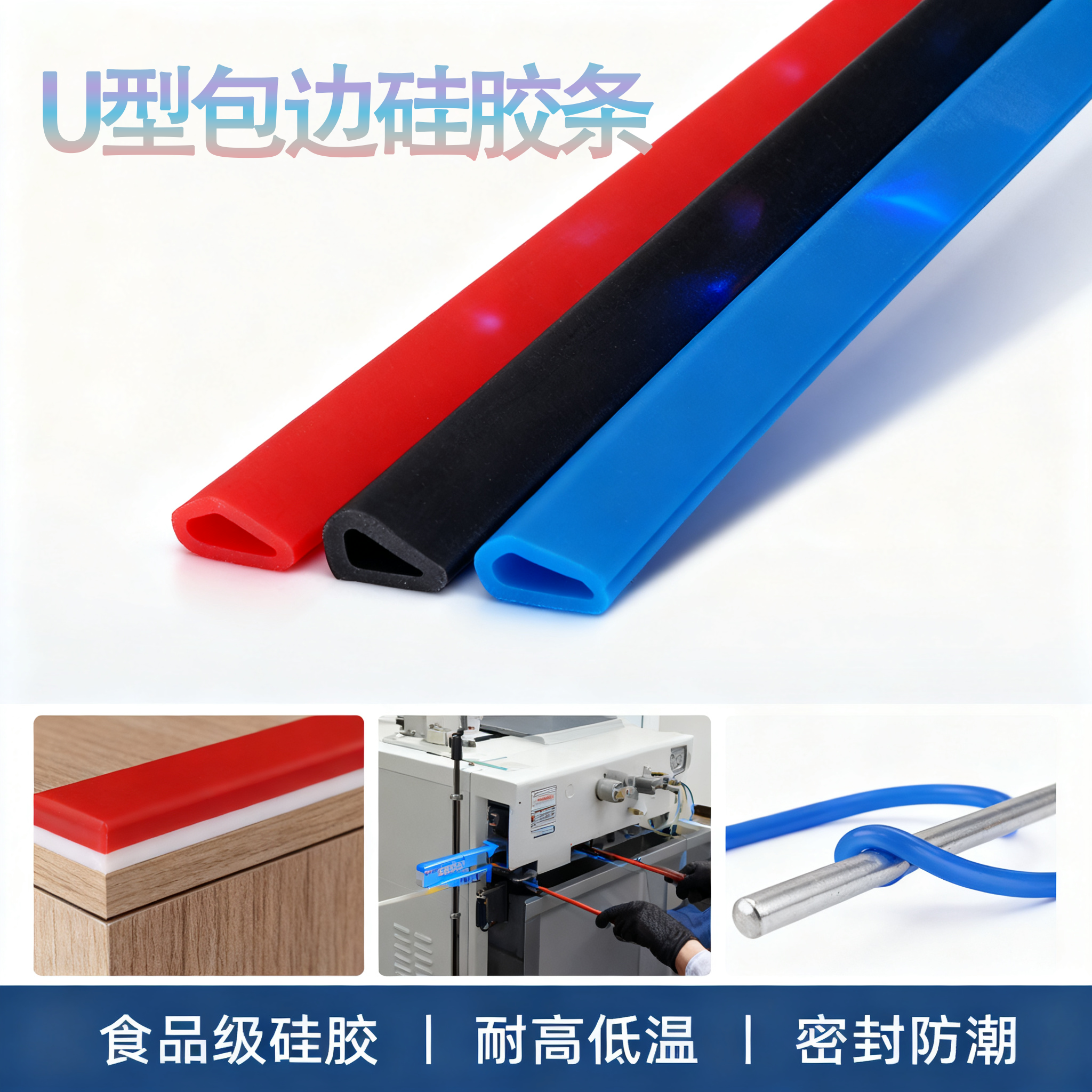 U型包邊硅膠條